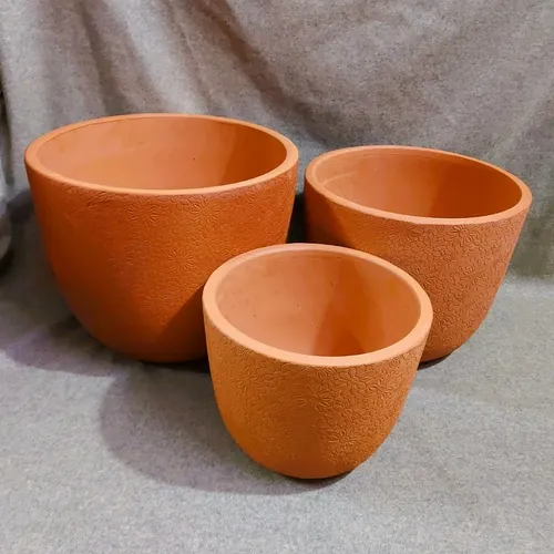 🧑‍🌾Chậu Gốm Trồng Cây Cao Cấp Họa Tiết Hoa Cúc - Điểm Nhấn TINH TẾ Cho Mọi Không Gian!