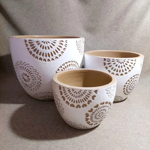 🍃Chậu Gốm Đất Nung Wax: Mẫu Chậu Gốm Trồng Cây Cảnh Độc Đáo, Tinh Xảo Đến Từng Chi Tiết!