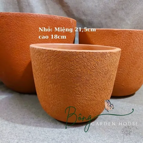 🧑‍🌾Chậu Gốm Trồng Cây Cao Cấp Họa Tiết Hoa Cúc - Điểm Nhấn TINH TẾ Cho Mọi Không Gian!