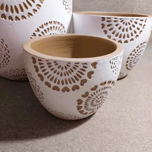 🍃Chậu Gốm Đất Nung Wax: Mẫu Chậu Gốm Trồng Cây Cảnh Độc Đáo, Tinh Xảo Đến Từng Chi Tiết!