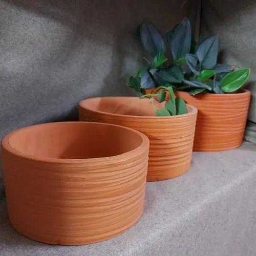 🌼Chậu gốm trồng cây cảnh đẹp: Mẫu đất nung vân sóng này sẽ khiến bạn BẤT NGỜ!