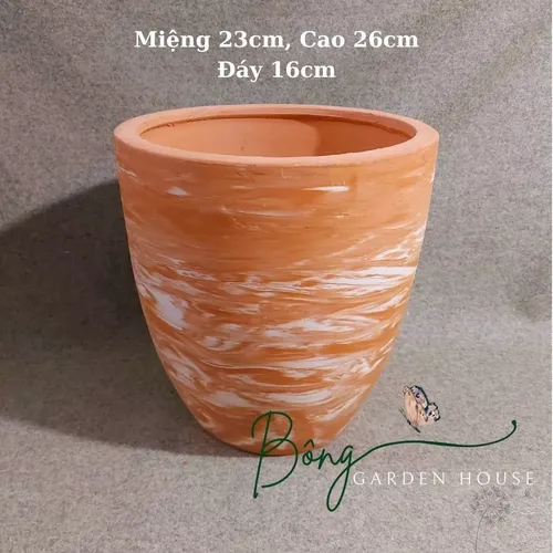 ✨Chậu Gốm Trồng Cây Đất Nung Màu Cam Sữa: Vẻ Đẹp Độc Lạ Cho Không Gian Sống!