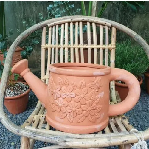 🌸Chậu Gốm Trồng Cây ĐỘC ĐÁO Hình Bình Tưới, Biến Ban Công Thành Vườn Cổ Tích!