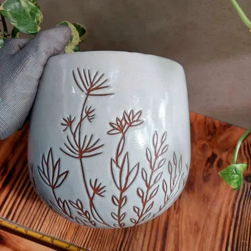 🧑‍🌾Chậu Gốm Trồng Cây Phong Thủy Bồ Công Anh: Gieo MAY MẮN, Gặt TÀI LỘC..!