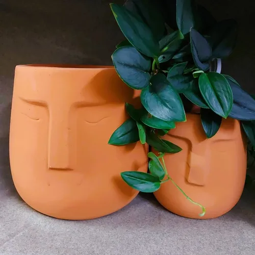 🧑‍🌾Chậu Gốm Trồng Cây Phong Thủy Mặt Người Zen - Kích Hoạt TÀI LỘC, Vượng Khí!