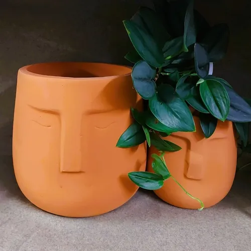 🧑‍🌾Chậu Gốm Trồng Cây Phong Thủy Mặt Người Zen - Kích Hoạt TÀI LỘC, Vượng Khí!