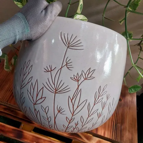 🧑‍🌾Chậu Gốm Trồng Cây Phong Thủy Bồ Công Anh: Gieo MAY MẮN, Gặt TÀI LỘC..!