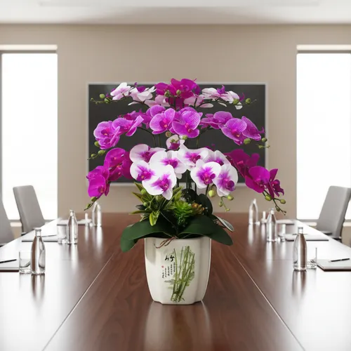 ✨ CHẬU LAN HỒ ĐIỆP GIẢ CAO CẤP: TUYỆT TÁC 9 CÀNH CHUẨN SANG XỊN!