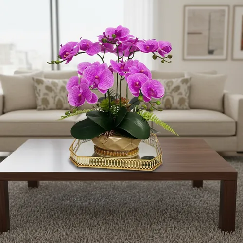 ✨ CHẬU LAN HỒ ĐIỆP GIẢ CAO CẤP: TUYỆT TÁC 9 CÀNH CHUẨN SANG XỊN!