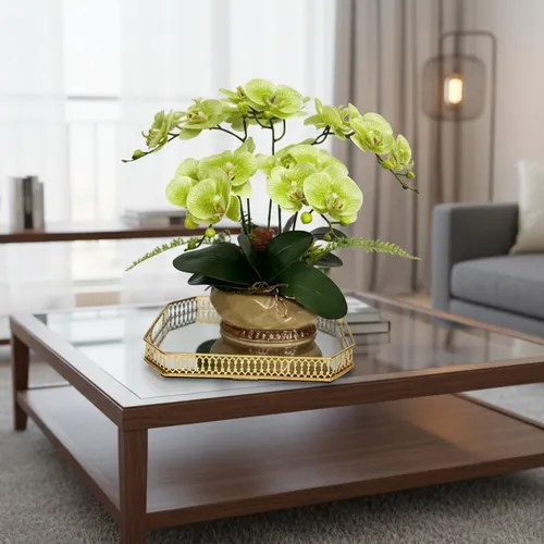 ✨ CHẬU LAN HỒ ĐIỆP GIẢ CAO CẤP: TUYỆT TÁC 9 CÀNH CHUẨN SANG XỊN!