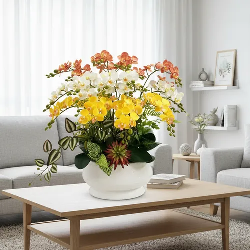 ✨ CHẬU LAN HỒ ĐIỆP GIẢ CAO CẤP TIỂU HỒ ĐIỆP – SANG TRỌNG, TINH TẾ, BỀN ĐẸP!