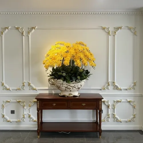 🌼 CHẬU LAN HỒ ĐIỆP GIẢ 16 CÀNH – ĐẲNG CẤP TRANG TRÍ SANG TRỌNG!