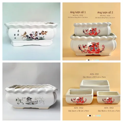 🌳9 Mẫu Chậu Sứ Trồng Cây Bát Tràng Khiến Khách Đến Nhà Phải TRẦM TRỒ!