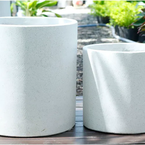 🌱Chậu Xi Măng Đá Mài Trụ Tròn 30cm: Vẻ Đẹp Tối Giản, Nét Chấm Phá Tinh Tế