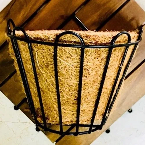 🌸Chậu Hoa Xơ Dừa Ốp Tường: Khung Sắt Tĩnh Điện Siêu Bền (3 Size)!