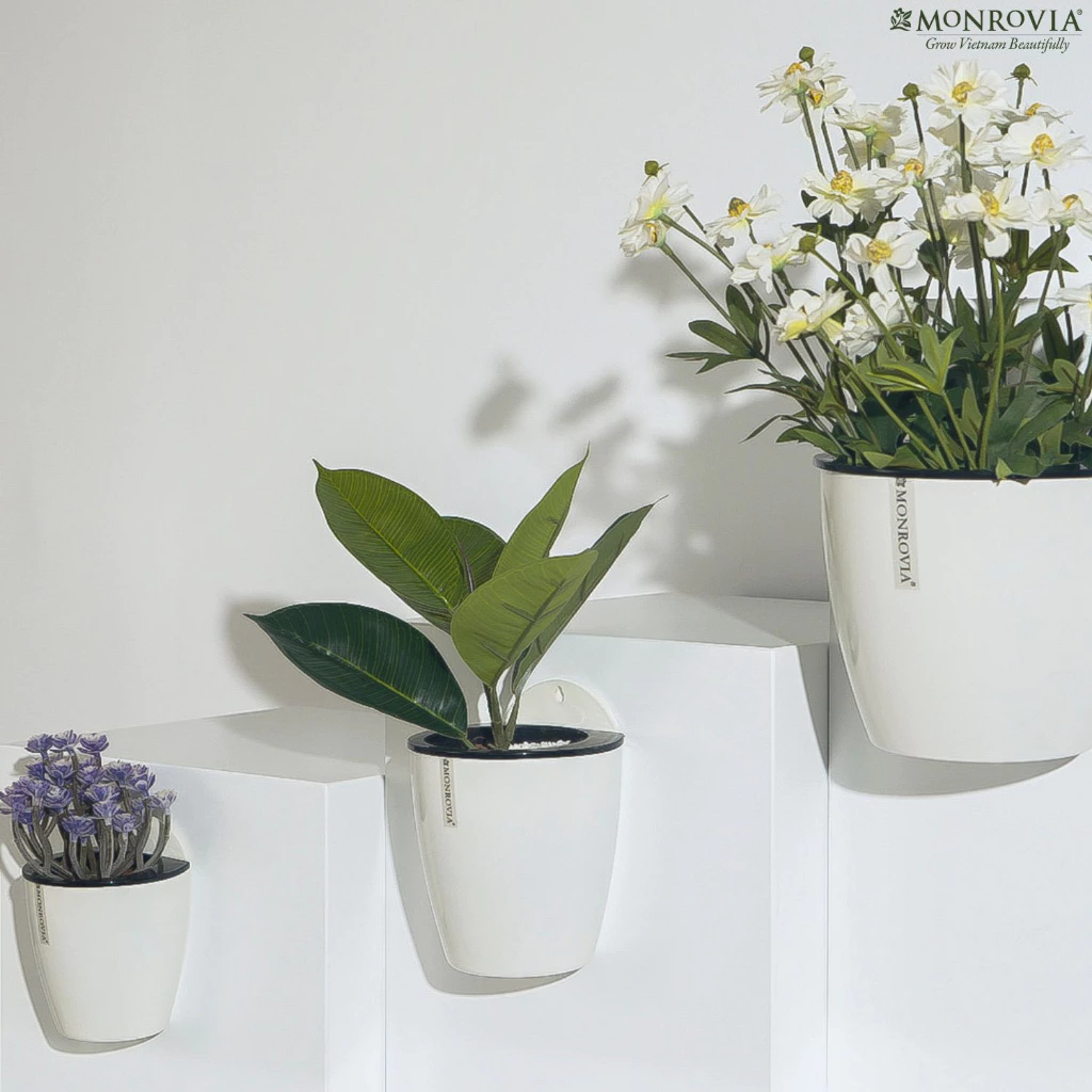 Loại chậu cảnh đẹp thông minh tự tưới này, bạn có thể ốp vào cầu thanh cũng rất đẹp Loại chậu cảnh đẹp thông minh tự tưới này, bạn có thể ốp vào cầu thanh cũng rất đẹp