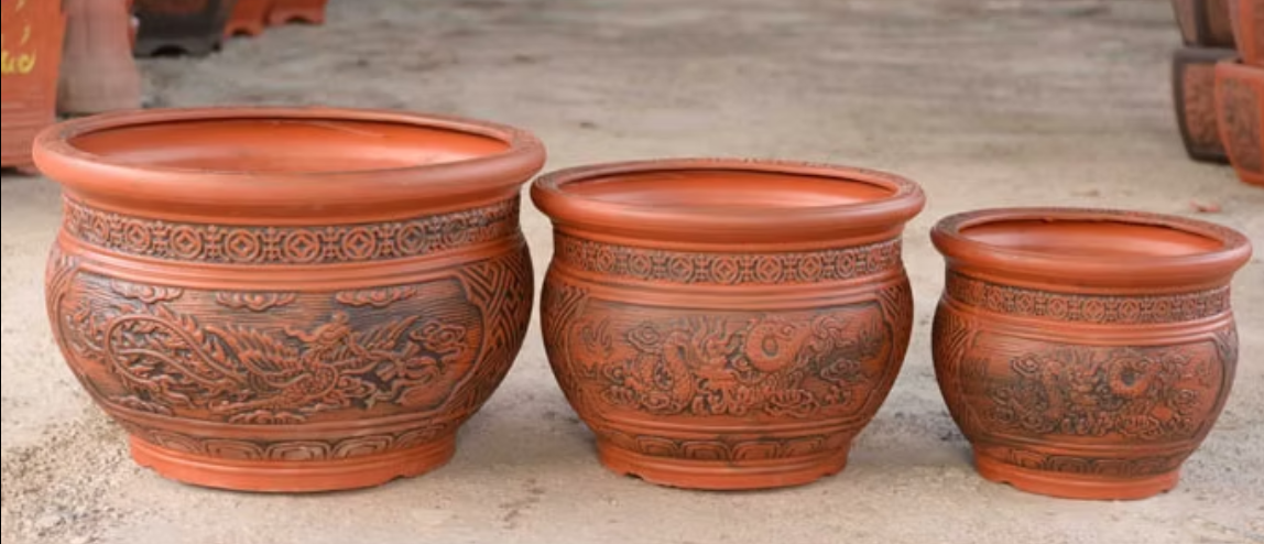 Chậu cảnh đẹp bằng gốm Chậu cảnh đẹp bằng gốm