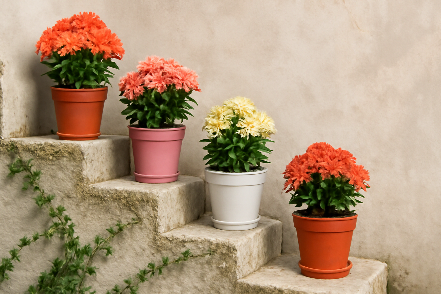 Chậu cảnh đẹp ngẫu hứng cho thềm nhà lạ mắt Chậu cảnh đẹp ngẫu hứng cho thềm nhà lạ mắt