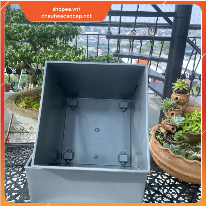 Sự kết hợp lý tưởng giữa công năng và thẩm mỹ trong từng chiếc chậu nhựa vuông trồng cây. Sự kết hợp lý tưởng giữa công năng và thẩm mỹ trong từng chiếc chậu nhựa vuông trồng cây.