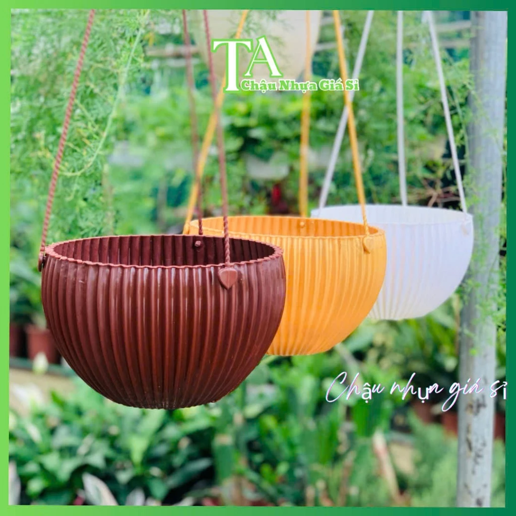 Khoe sắc hoa rực rỡ trong chiếc chậu hoa treo ban công sành điệu này. Khoe sắc hoa rực rỡ trong chiếc chậu hoa treo ban công sành điệu này.