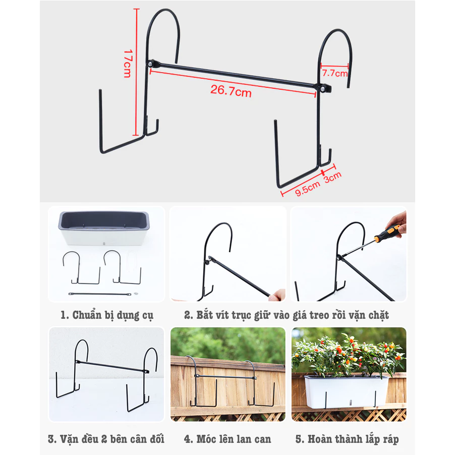 F5 ban công nhà bạn thêm yêu với những chiếc chậu treo ban công vừa tiện lợi vừa đẹp mắt này! Giá cực kỳ hấp dẫn! F5 ban công nhà bạn thêm yêu với những chiếc chậu treo ban công vừa tiện lợi vừa đẹp mắt này! Giá cực kỳ hấp dẫn!