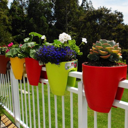 Để tăng thêm sự độc đáo, bạn có thể treo chậu cảnh Greenbo lên hàng rào Để tăng thêm sự độc đáo, bạn có thể treo chậu cảnh Greenbo lên hàng rào