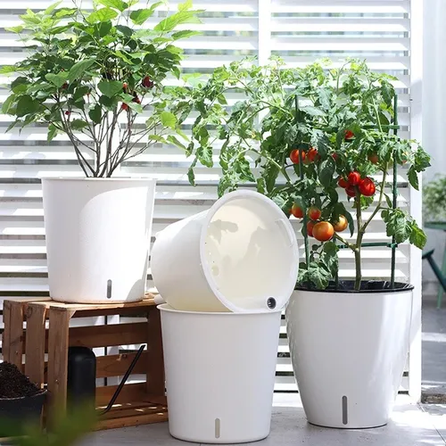 🔥 Chậu Nhựa Tròn Trồng Cây Cỡ Lớn Siêu Bền - Lựa Chọn Hoàn Hảo Cho Không Gian Xanh Mát!