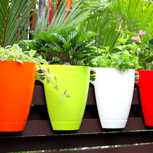 🌼Chậu Treo Ban Công Đa Năng: Trồng Hoa, Trồng Rau Cực Dễ Dàng!