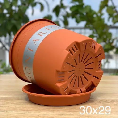 Chậu Cây Cảnh Nhựa VIETPOT, Màu Cam - Đưa Sắc Màu Tươi Mới Vào Không Gian Sống.