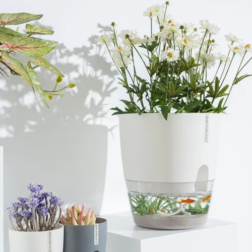 🌱Chậu nhựa trồng cây tự tưới MONROVIA – Sang trọng, tiện lợi- chuẩn Châu Âu.