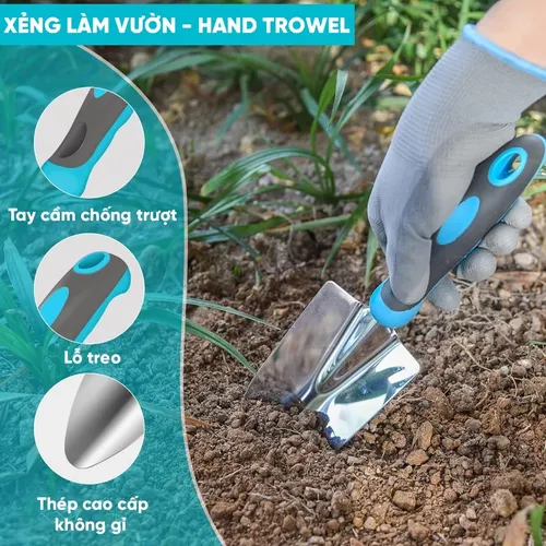 Bộ Dụng Cụ Làm Vườn 4 Món Cao Cấp - Chăm Sóc Vườn Từ A Đến Z.