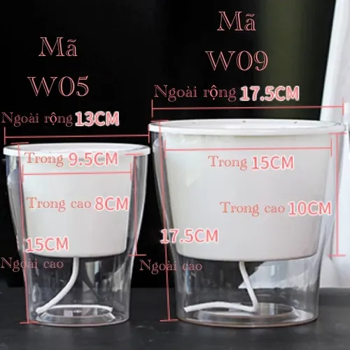 🌿 Chậu Cây Để Bàn Thông Minh – Tự Tưới Nước, Dễ Chăm Sóc.