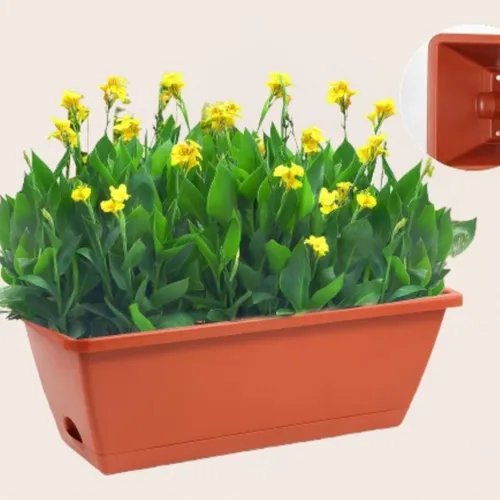 Chậu Nhựa Trồng Cây Hình Chữ Nhật Monrovia Kèm Giỏ Treo – Sang trọng-Bền-Đẹp.