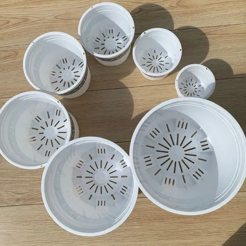 Chậu Nhựa Trắng VIETPOT – Điểm nhấn Sang trọng cho Không gian của Bạn.