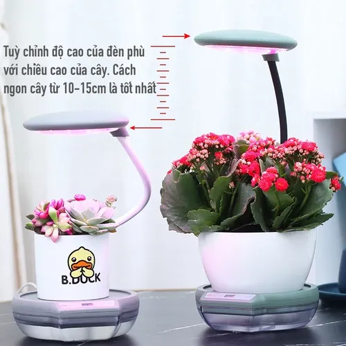 💡 Chậu Trồng Cây Thông Minh – Có Đèn Chiếu Sáng Quang Hợp Cho Cây.