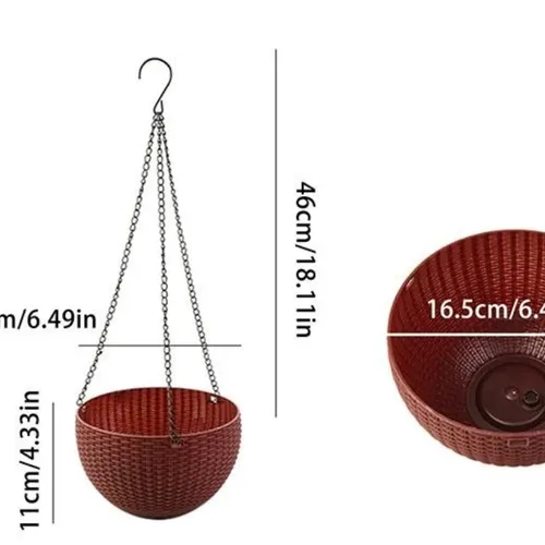 🌿Chậu Treo Ban Công Nhiều Màu Sắc - Tô Điểm Không Gian Sống!