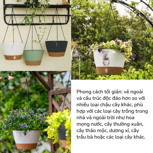 🌸 Chậu Cây Treo Ban Công Đẹp Mê Ly: Biến Ban Công Nhỏ Thành Vườn Xinh.