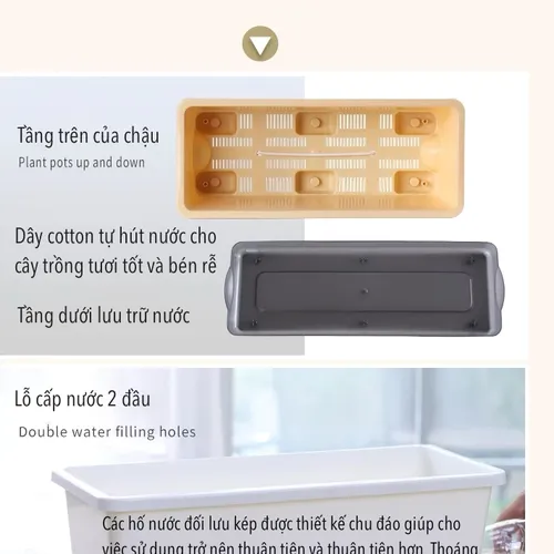 🌿Chậu Trồng Rau Thông Minh: Rau Sạch Tại Nhà, Siêu Tiện Lợi!