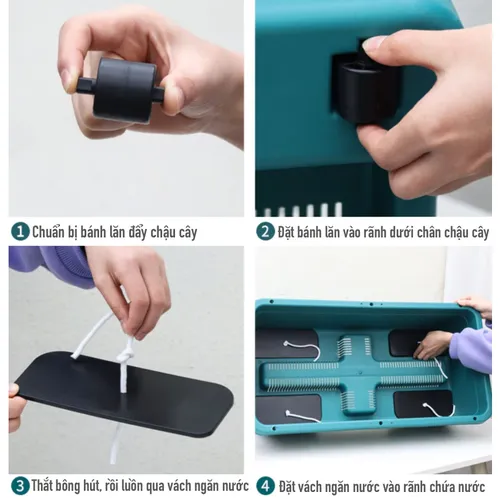 ✨ Chậu Trồng Rau Sân Thượng Thông Minh - Tối Ưu Không Gian.