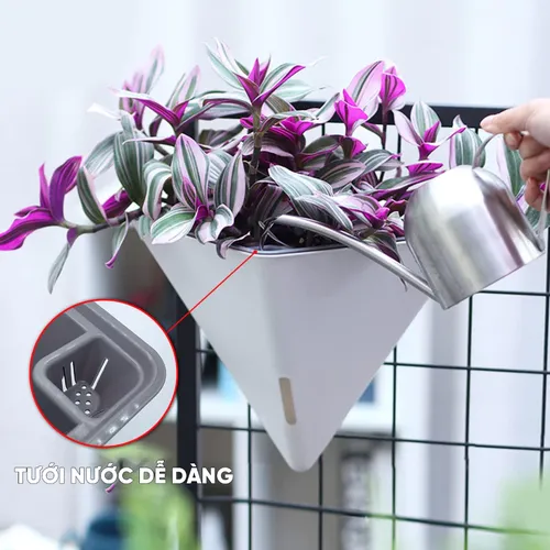 Chậu Cây Ban Công Kiểu Dáng Thời Thượng- Tự Tưới-  Hoàn Hảo Cho Mọi Không Gian.