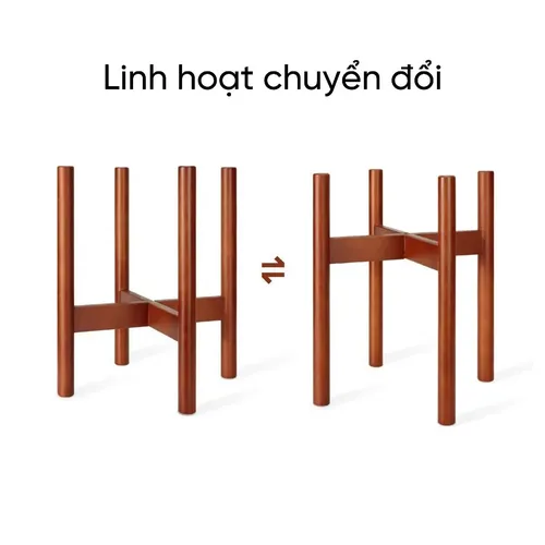 🌿 Khám Phá Đôn Gỗ Vuông Đẹp MONROVIA- Giá Đỡ Chậu Cây Chống Ẩm Cao cấp.