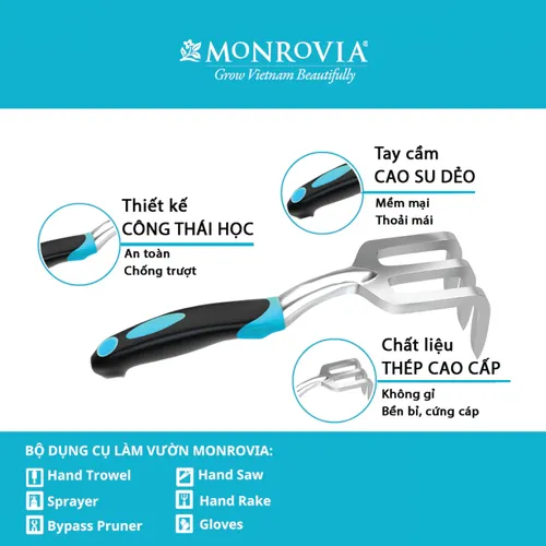 Bộ Dụng Cụ Làm Vườn 4 Món Cao Cấp - Chăm Sóc Vườn Từ A Đến Z.