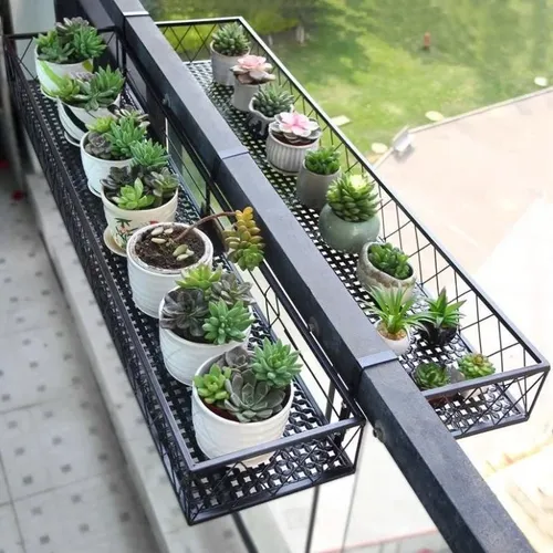 🧑‍🌾Giá Treo Chậu Cây Ban Công - Lắp Đặt Dễ Dàng, Không Cần Khoan Đục!