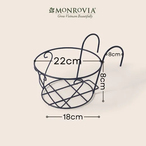 Giỏ Treo Cây Ban Công MONROVIA Thời Thượng – Tạo Nên Vẻ Đẹp Tươi Mới.