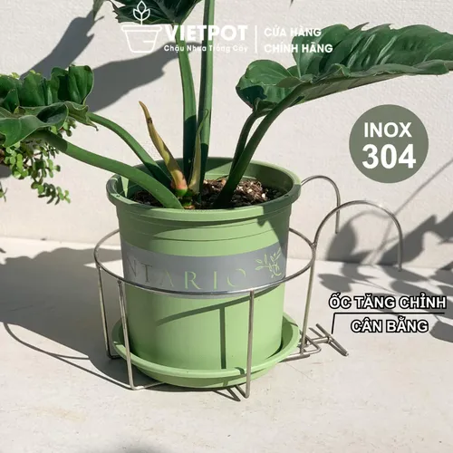 🌱Giỏ Treo Chậu Cây Ban Công VIETPOT - Bền Bỉ, Chống Rỉ, Tô Điểm Không Gian Sống!