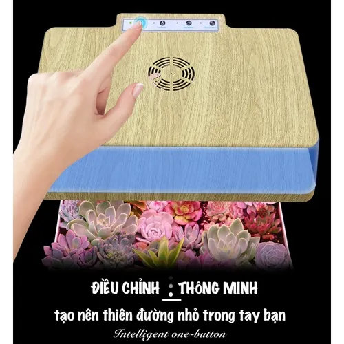 🌻 Chậu Cây Thông Minh Tự Tưới Oliz Z204 – Có Đèn Chiếu Sáng Quang Hợp Cho Cây.