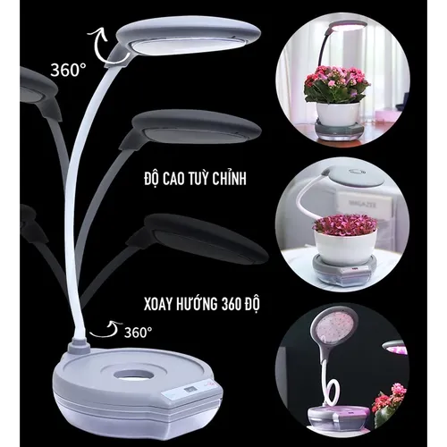 💡 Chậu Trồng Cây Thông Minh – Có Đèn Chiếu Sáng Quang Hợp Cho Cây.