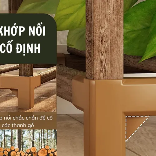 Kệ Để Cây Cảnh Gỗ Tự Nhiên- Thêm Sắc Xanh Cho Ngôi Nhà Bạn.