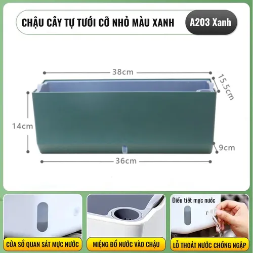 🌺 Chậu Trồng Cây Hình Chữ Nhật –Lựa Chọn Sang Trọng, Đẳng Cấp Cho Không Gian Xanh.