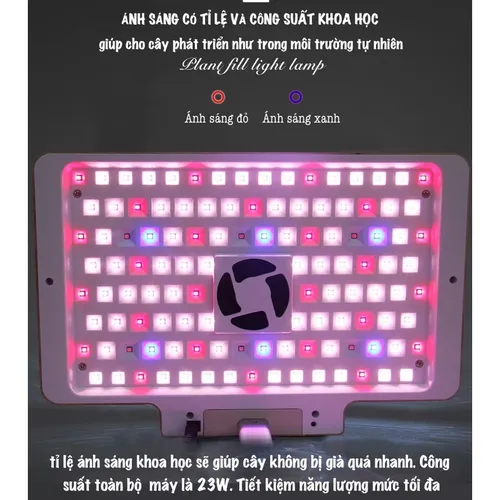 🌻 Chậu Cây Thông Minh Tự Tưới Oliz Z204 – Có Đèn Chiếu Sáng Quang Hợp Cho Cây.